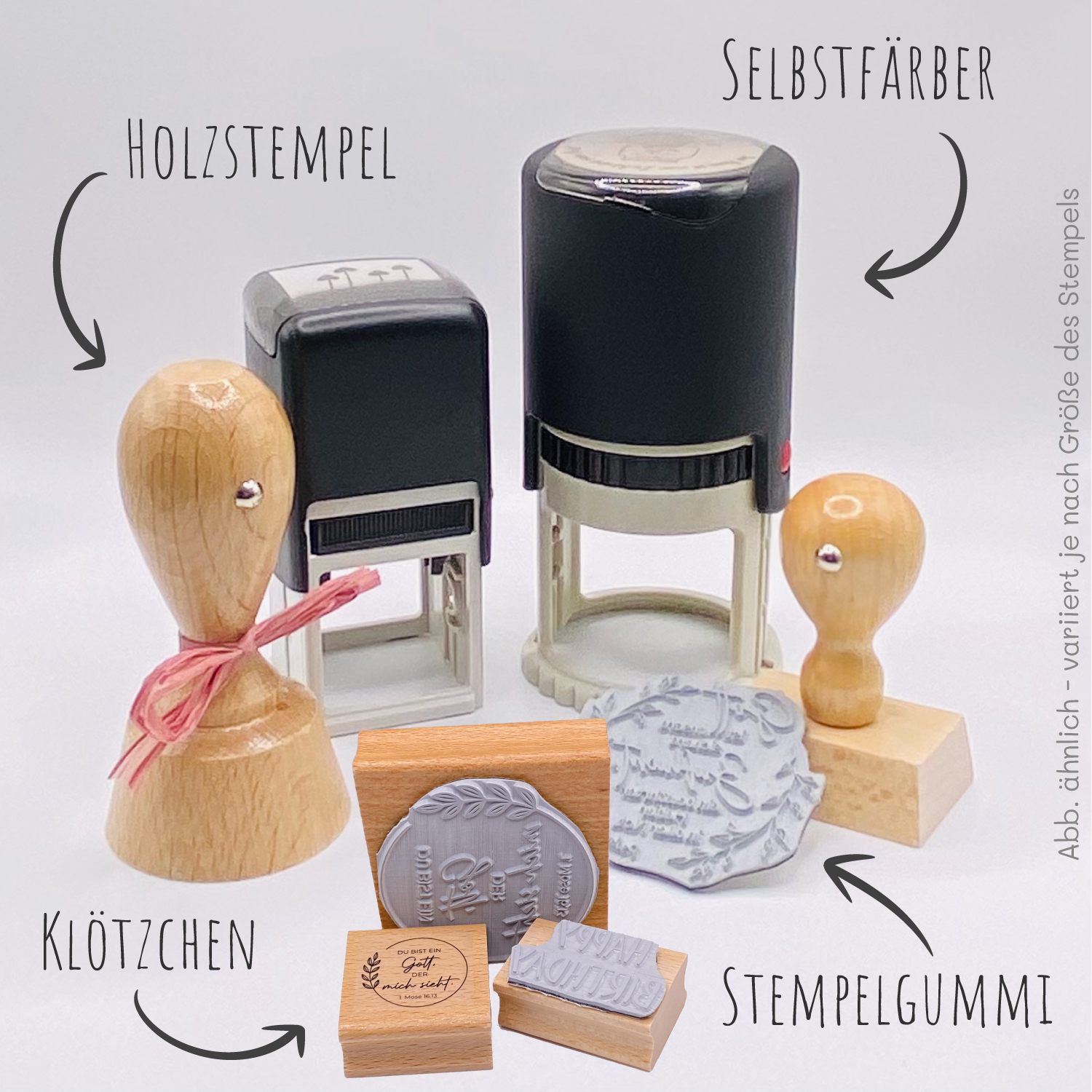 großer AdressSTEMPEL für Hebammen und Geburtshelfer "Sonnenschein"