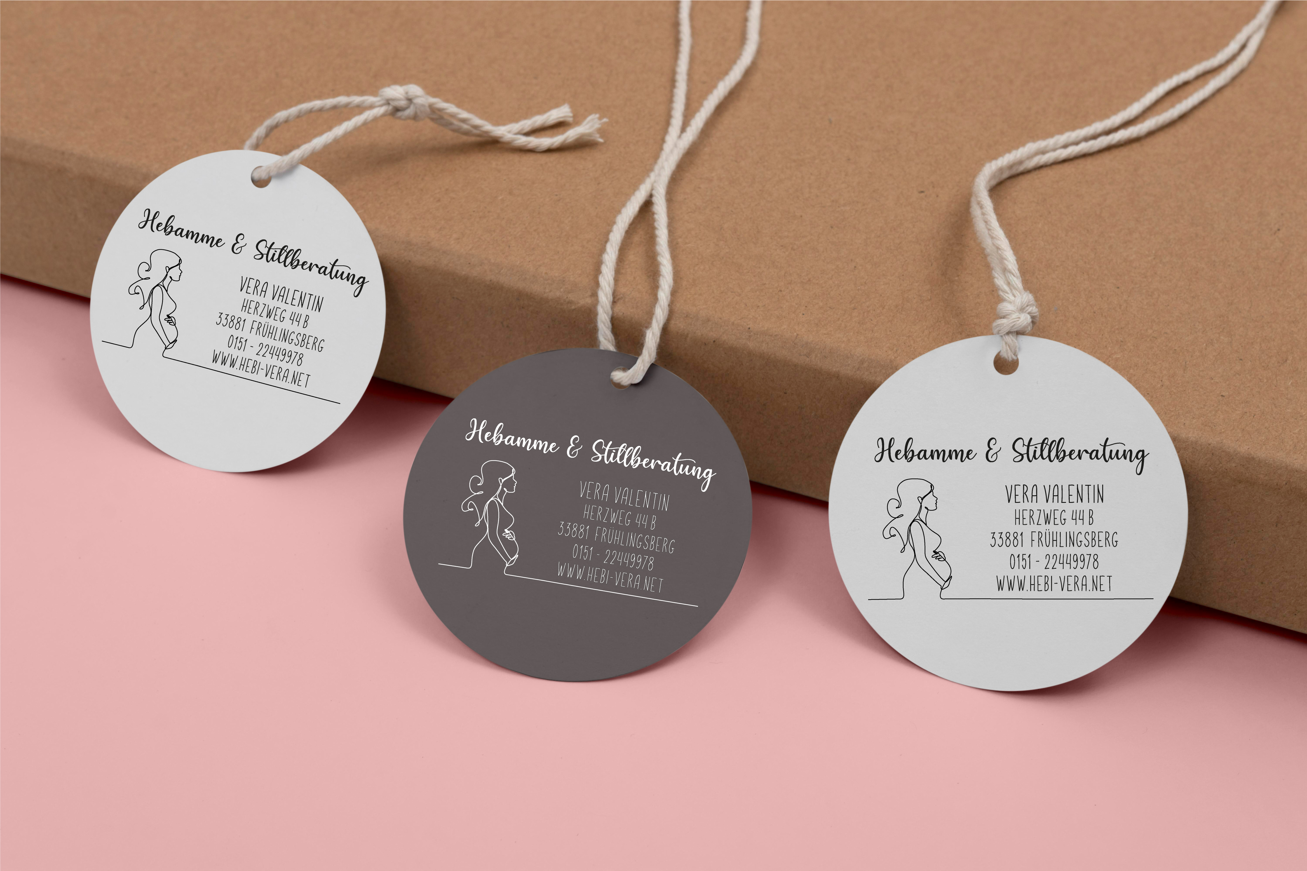 Personalisierter Hebammenstempel<br> – passend für den Mutterpass