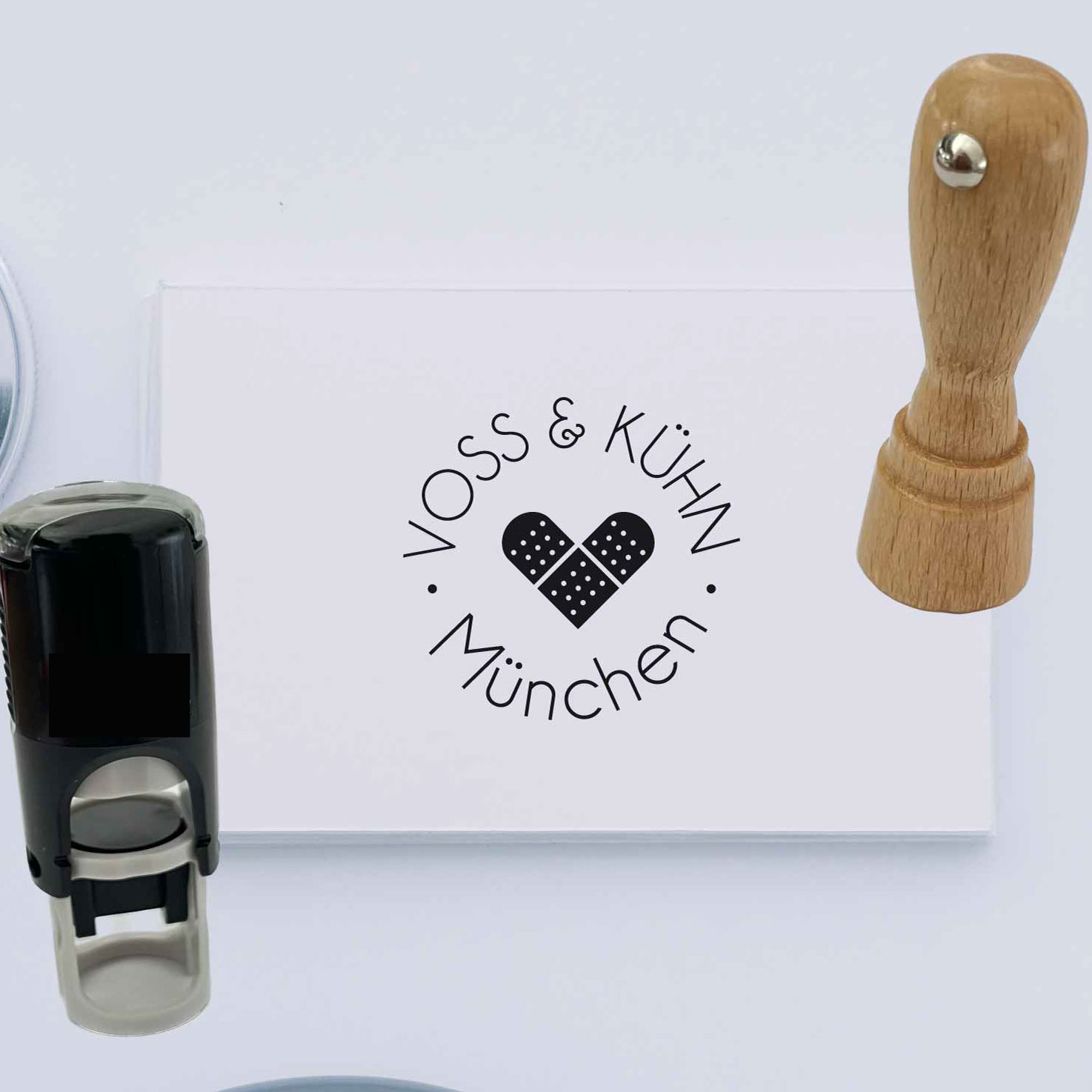 Praxisstempel | Arztstempel – 12 mm passend f. Impfausweis-Feld