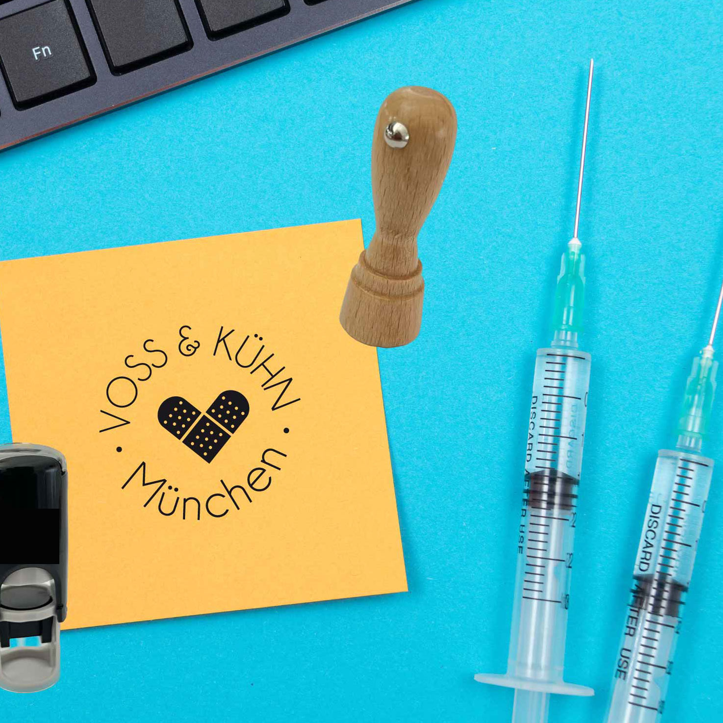 Praxisstempel | Arztstempel – 12 mm passend f. Impfausweis-Feld