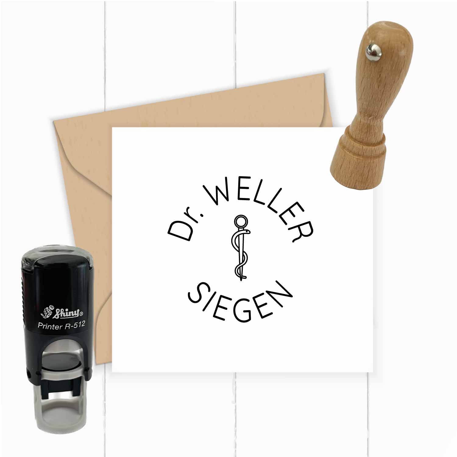 Praxisstempel | Arztstempel – 12 mm passend f. Impfausweis-Feld