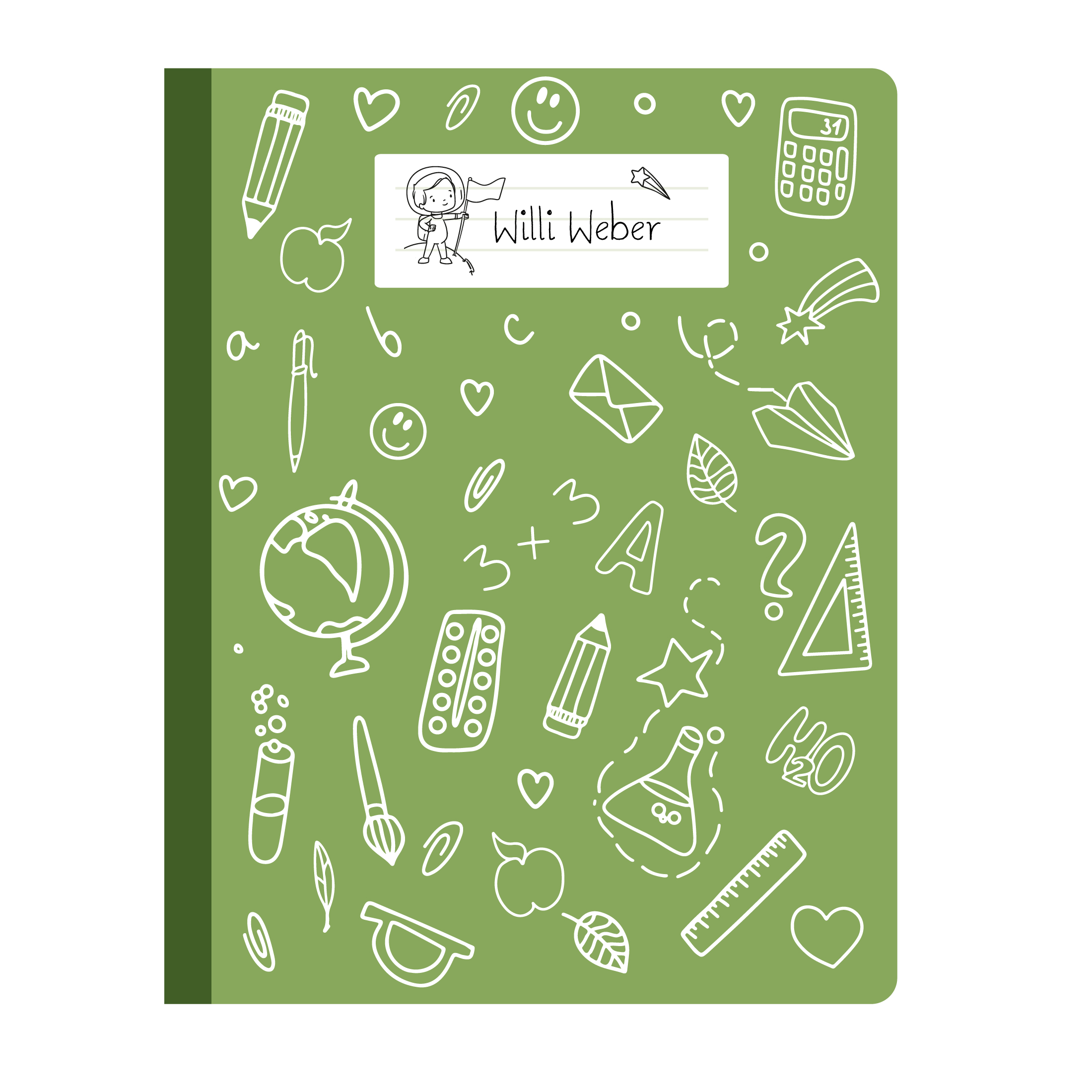 Dein individueller Namensstempel „Willi“ | 59 x 22 mm