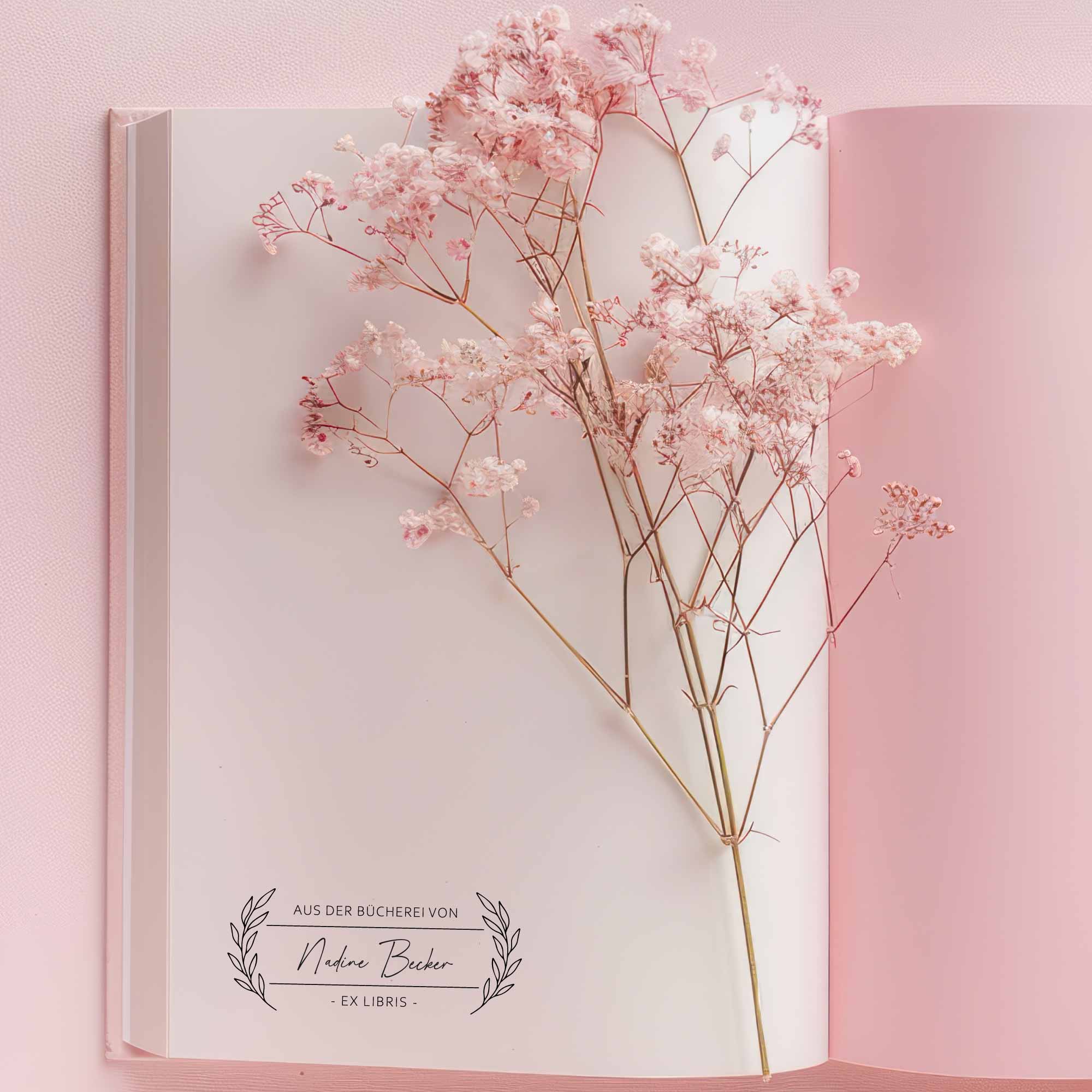 Bücherei-Stempel | individualisiert mit Name oder Gemeinde