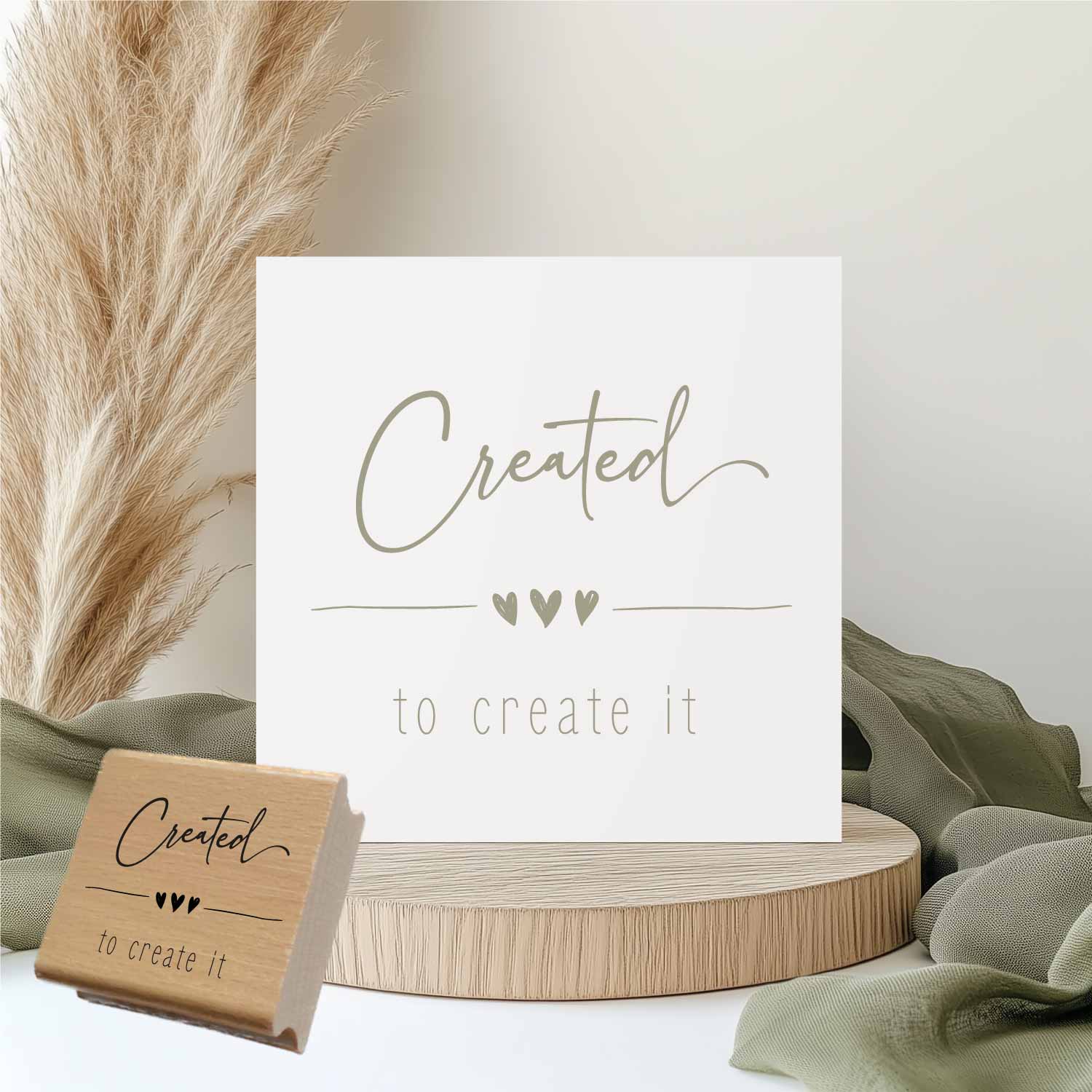 Stempel - Created | to create it