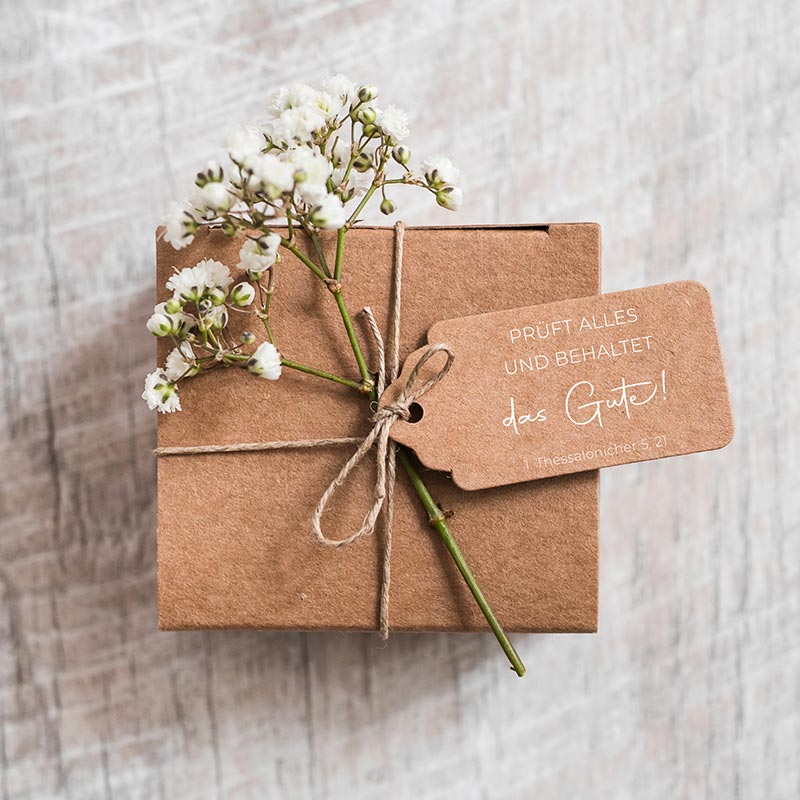 Jahreslosung 2025 STEMPEL "Prüft alles, das Gute behaltet"