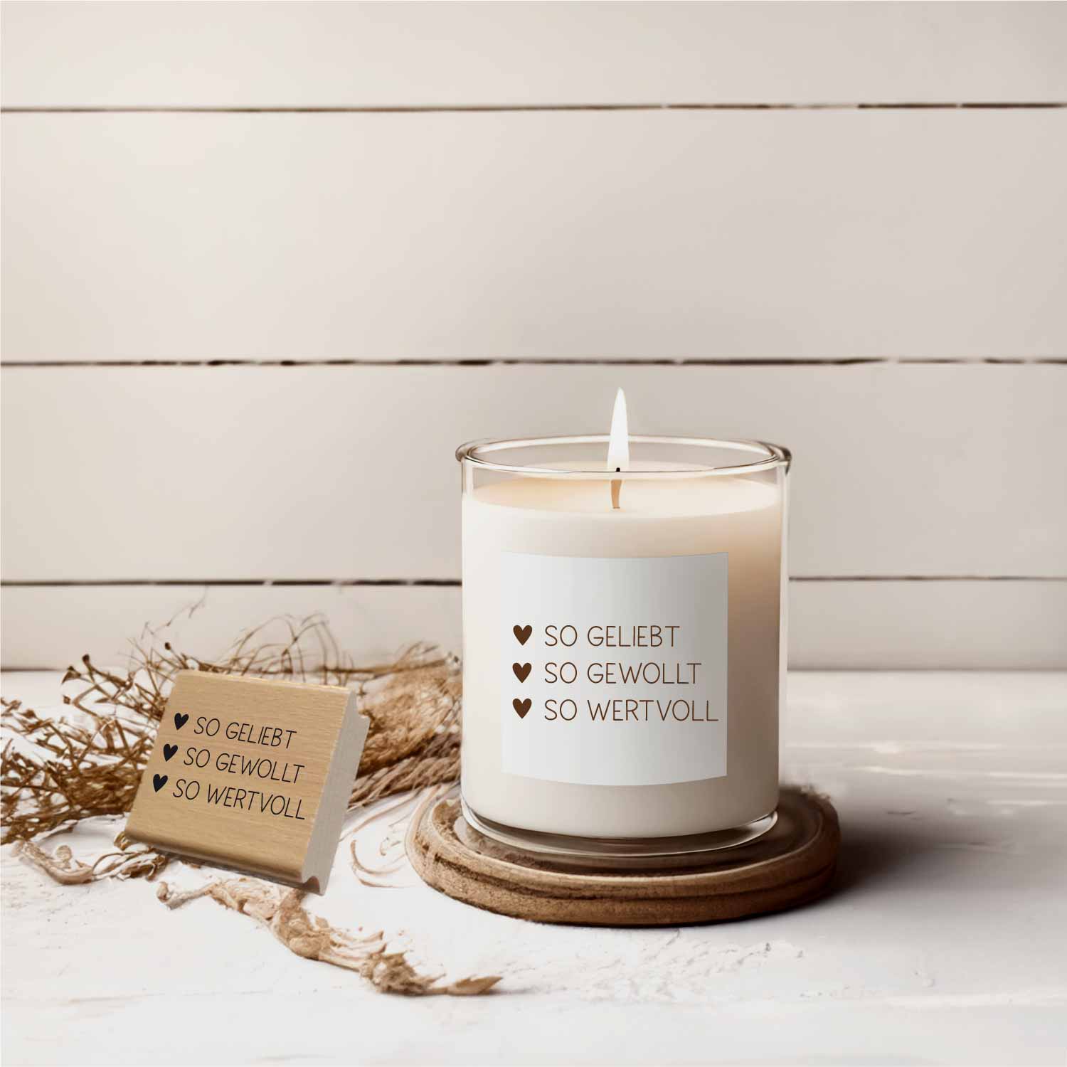 Stempel - so geliebt | so gewollt | so wertvoll