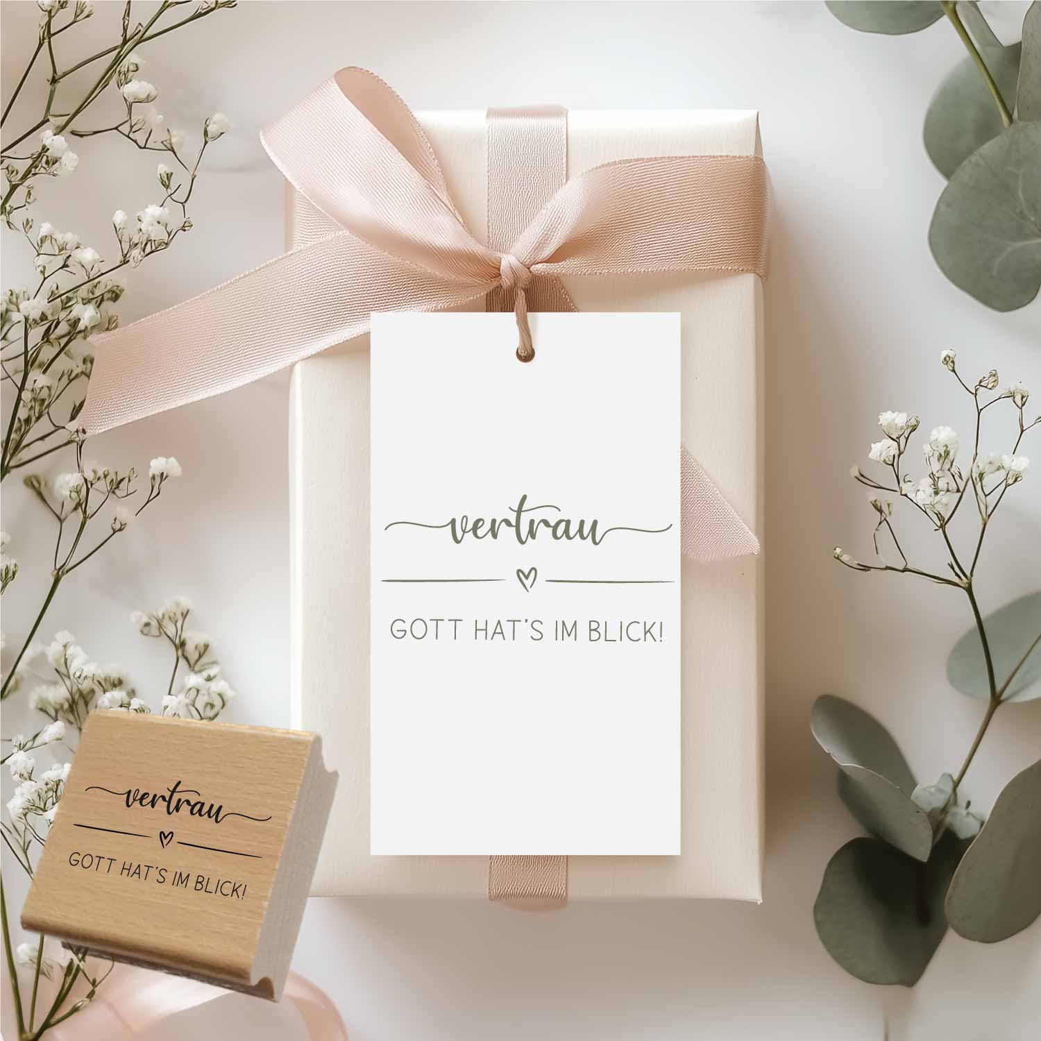 Stempel - Vertrau | Gott hat´s im Blick