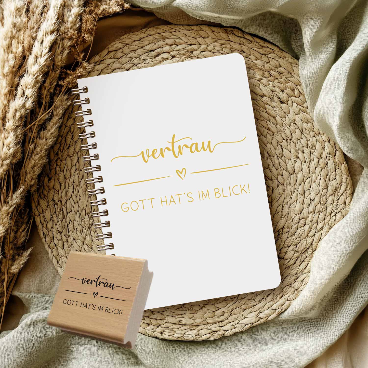 Stempel - Vertrau | Gott hat´s im Blick