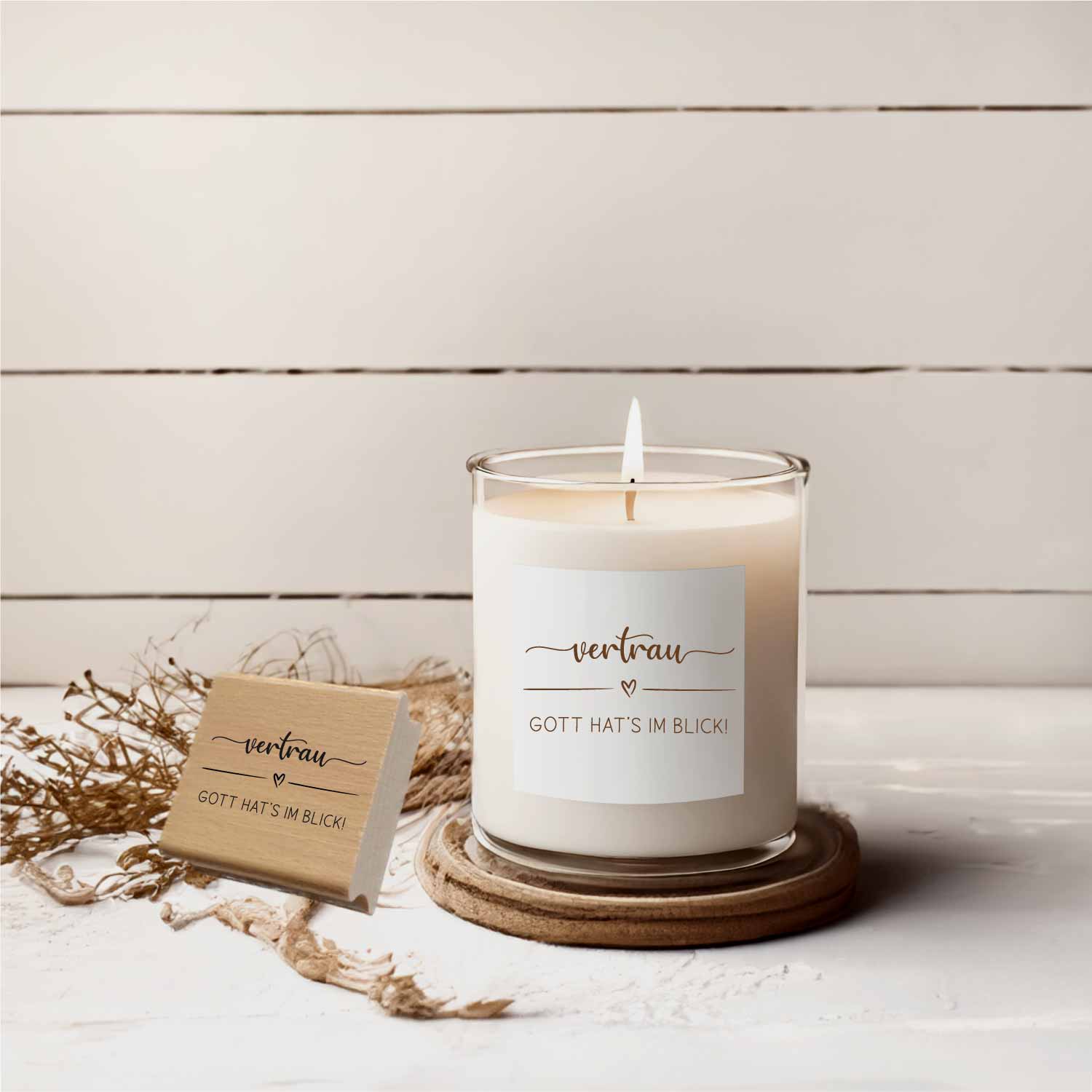 Stempel - Vertrau | Gott hat´s im Blick