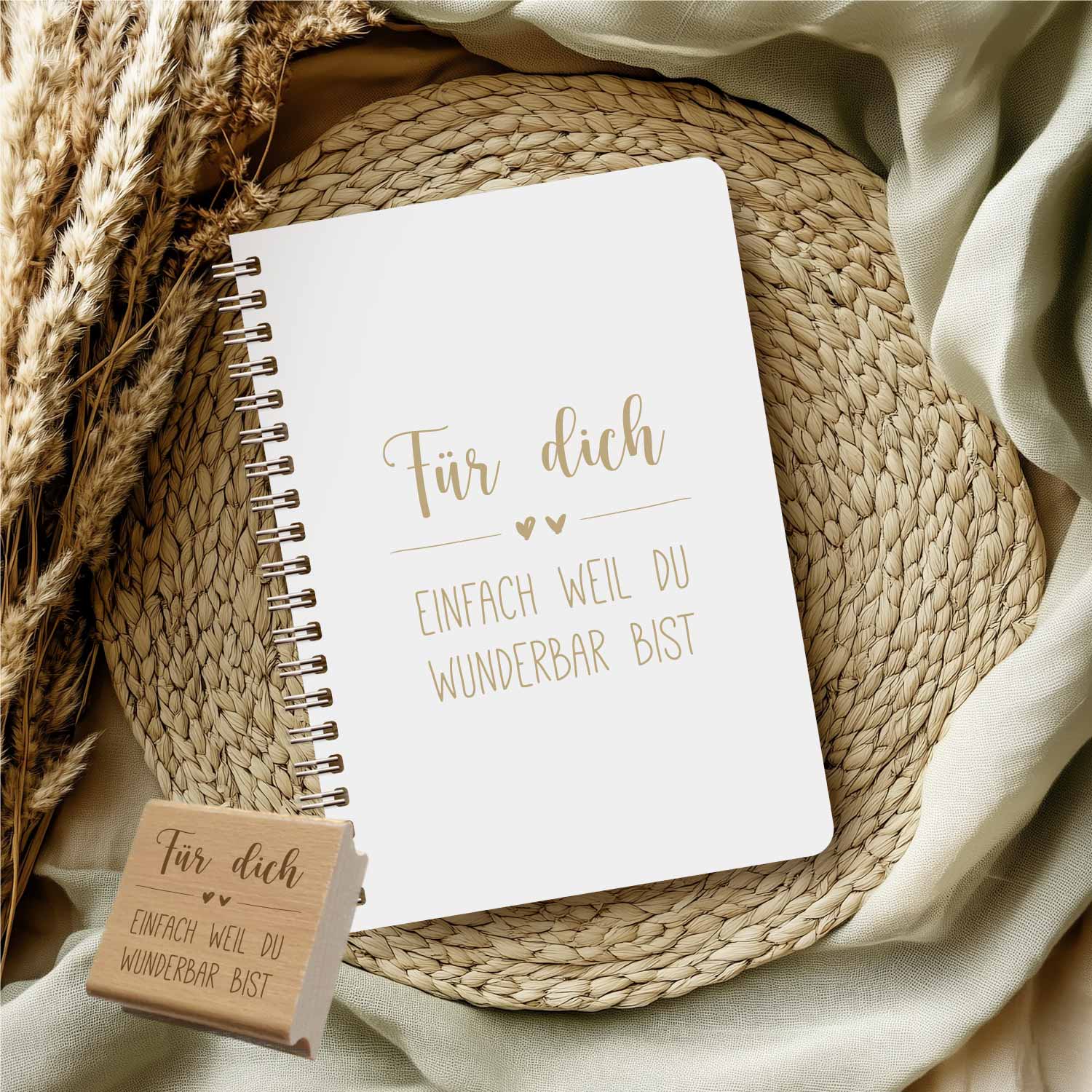 Herzchen Stempel – Für dich | Einfach weil du wunderbar bist